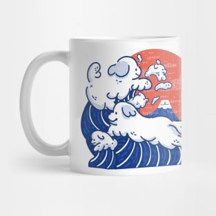 Puppy Waves Mug